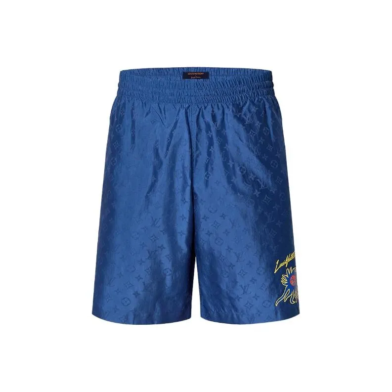 LOUIS VUITTON x Yayoi Kusama SS23 Beach Shorts Men's Blue