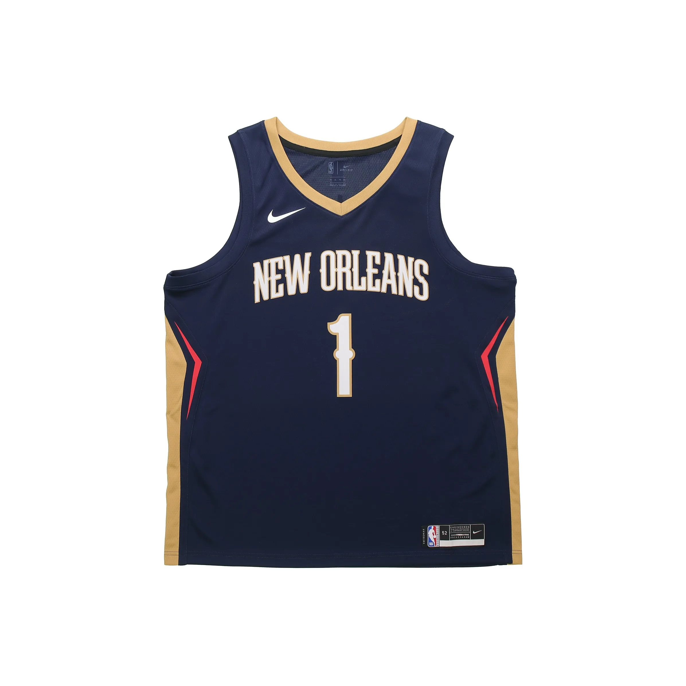 Nike Zion Williamson Pelicans Icon Edition Jersey