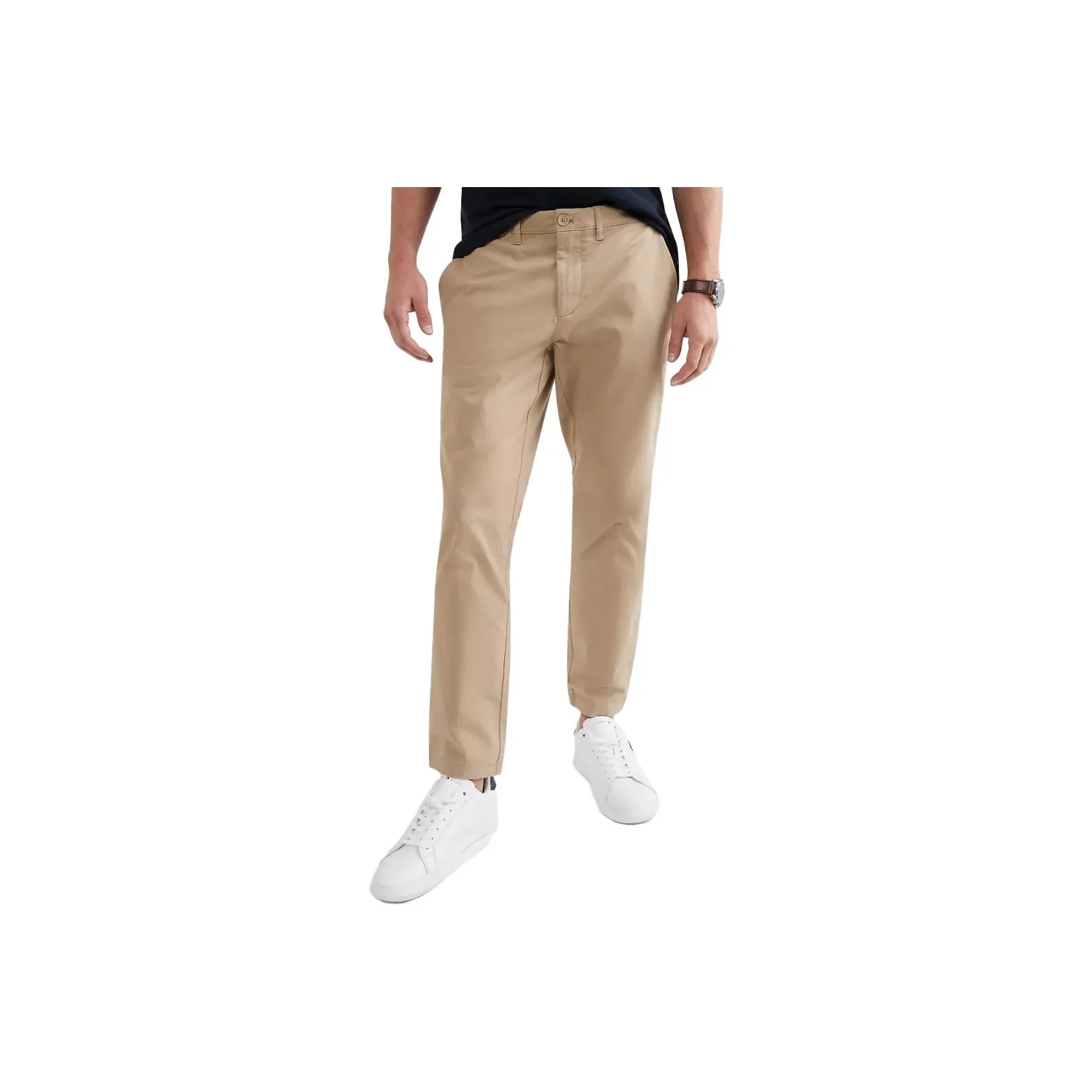 Tommy Hilfiger Slim Fit Flex Tommy Chino Pants Shorts Casual Pants Men's Khaki