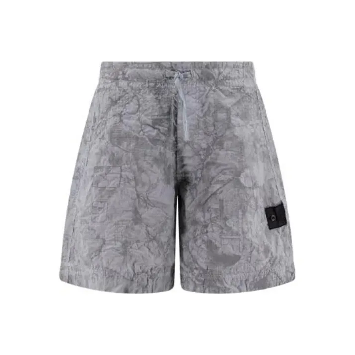 STONE ISLAND Casual Shorts Men Gray