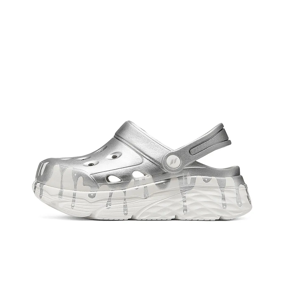 Skechers Foamies Сабо Женские Белые Серебряные