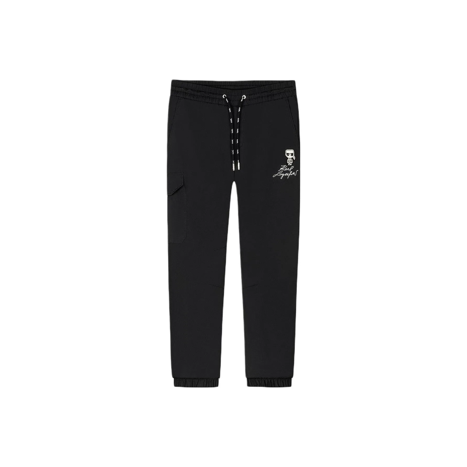 KARL LAGERFELD Повседневные брюки Мужские Черные