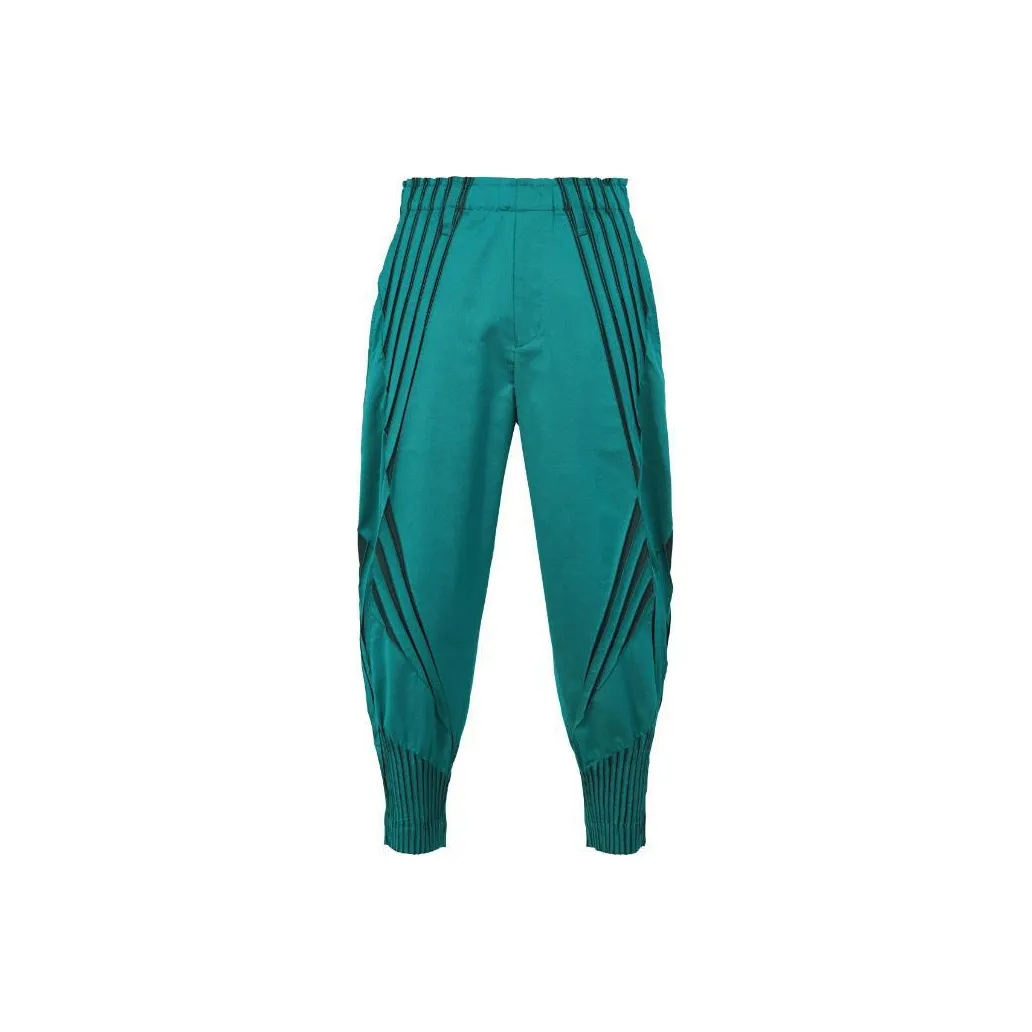 ISSEY MIYAKE Casual Pants Unisex Emerald Green