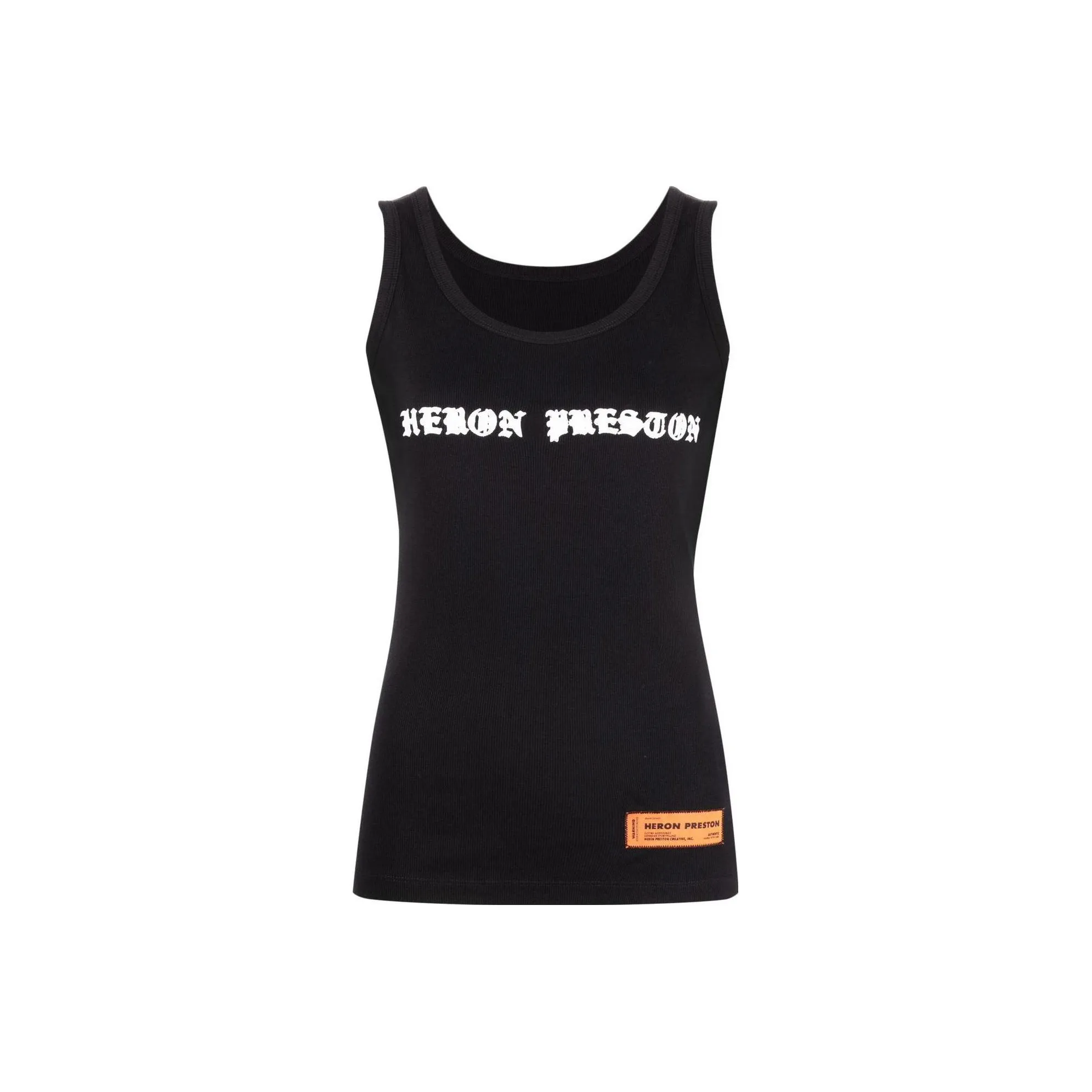 HERON PRESTON Gothic Tank Top Black
