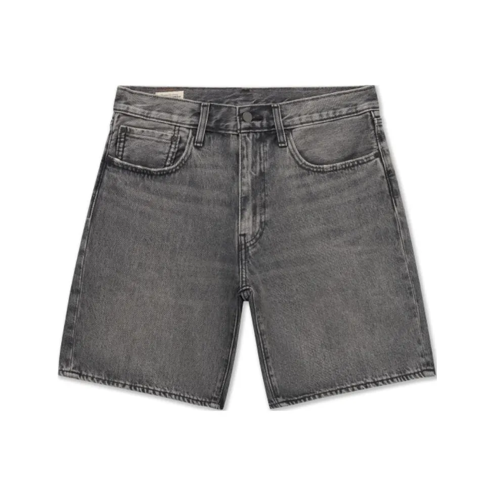Levis Gray Men's Denim Shorts Левис Серые Мужские Джинсовые Шорты