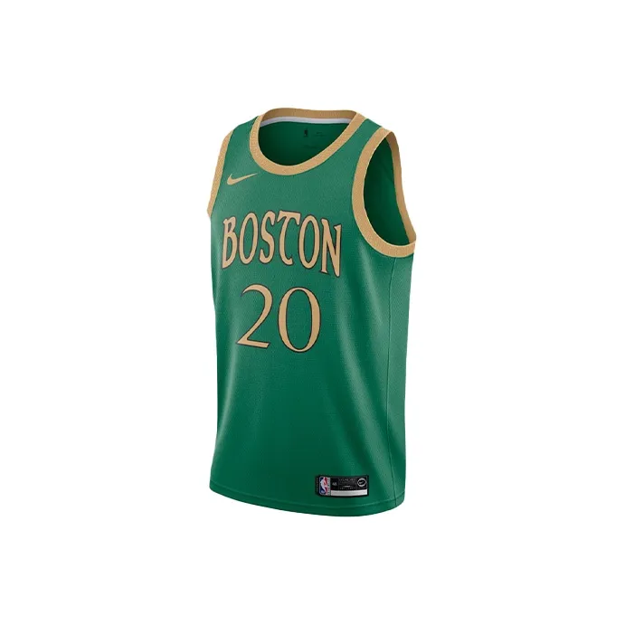 Nike NBA Зеленый Мужская баскетбольная футболка