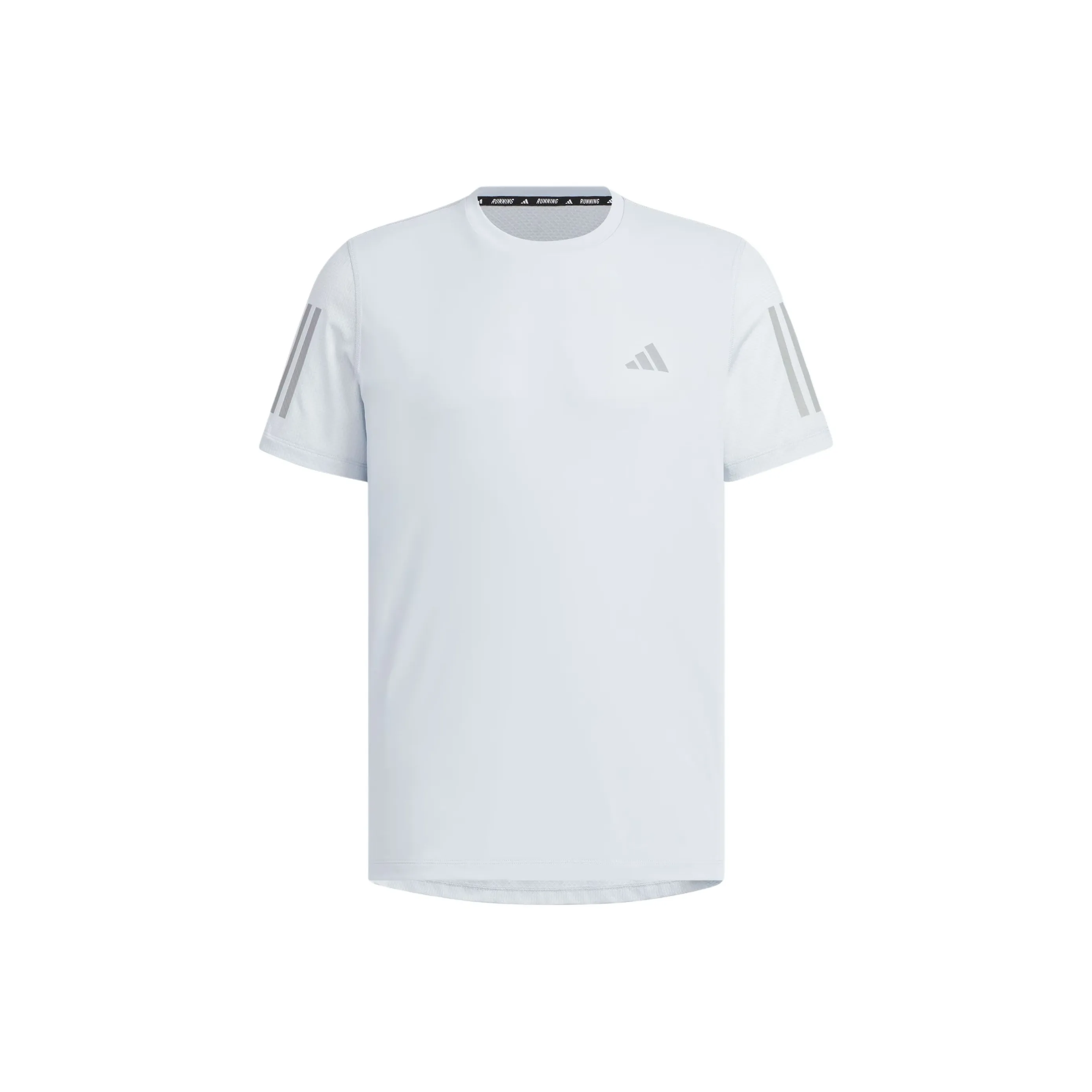 Adidas Own The RunClimacool COOLER T Shirt Men's Light Blue/Dark Silver Gray