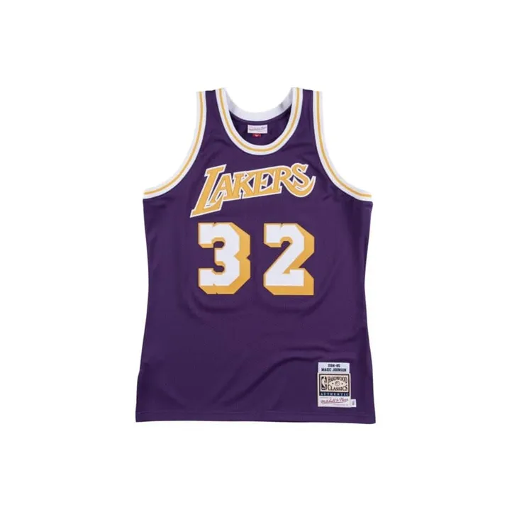 Mitchell Ness Синий Мужская баскетбольная футболка