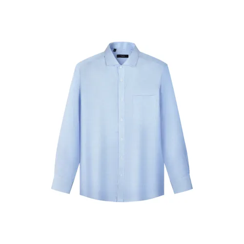 NAUTICA TAILORED Полоска Синие полосы Мужские Рубашки