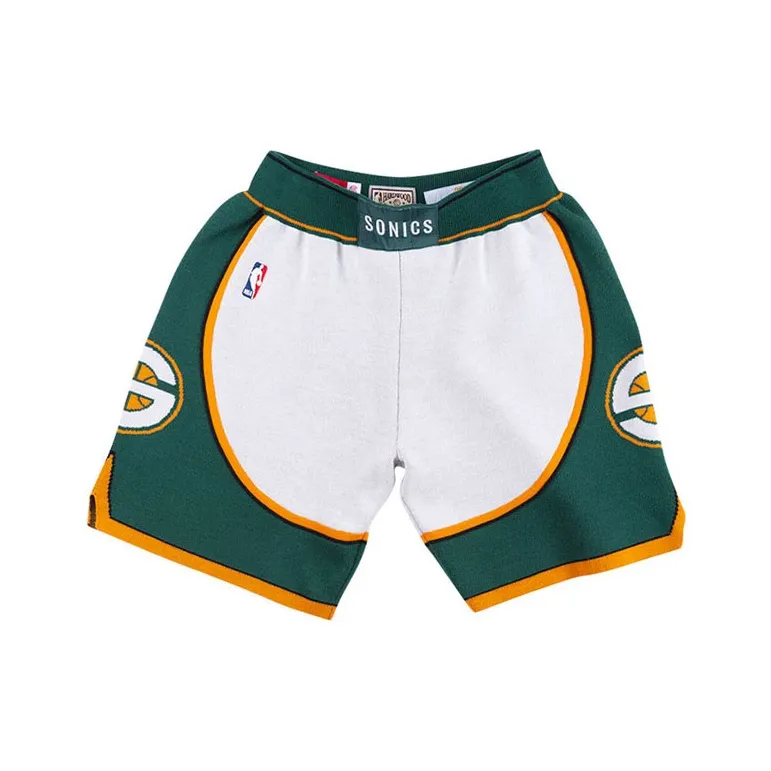 MITCHELL NESS Баскетбольные шорты Мужские Белые