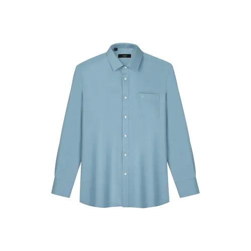 NAUTICA TAILORED Светло-синие Мужские Рубашки