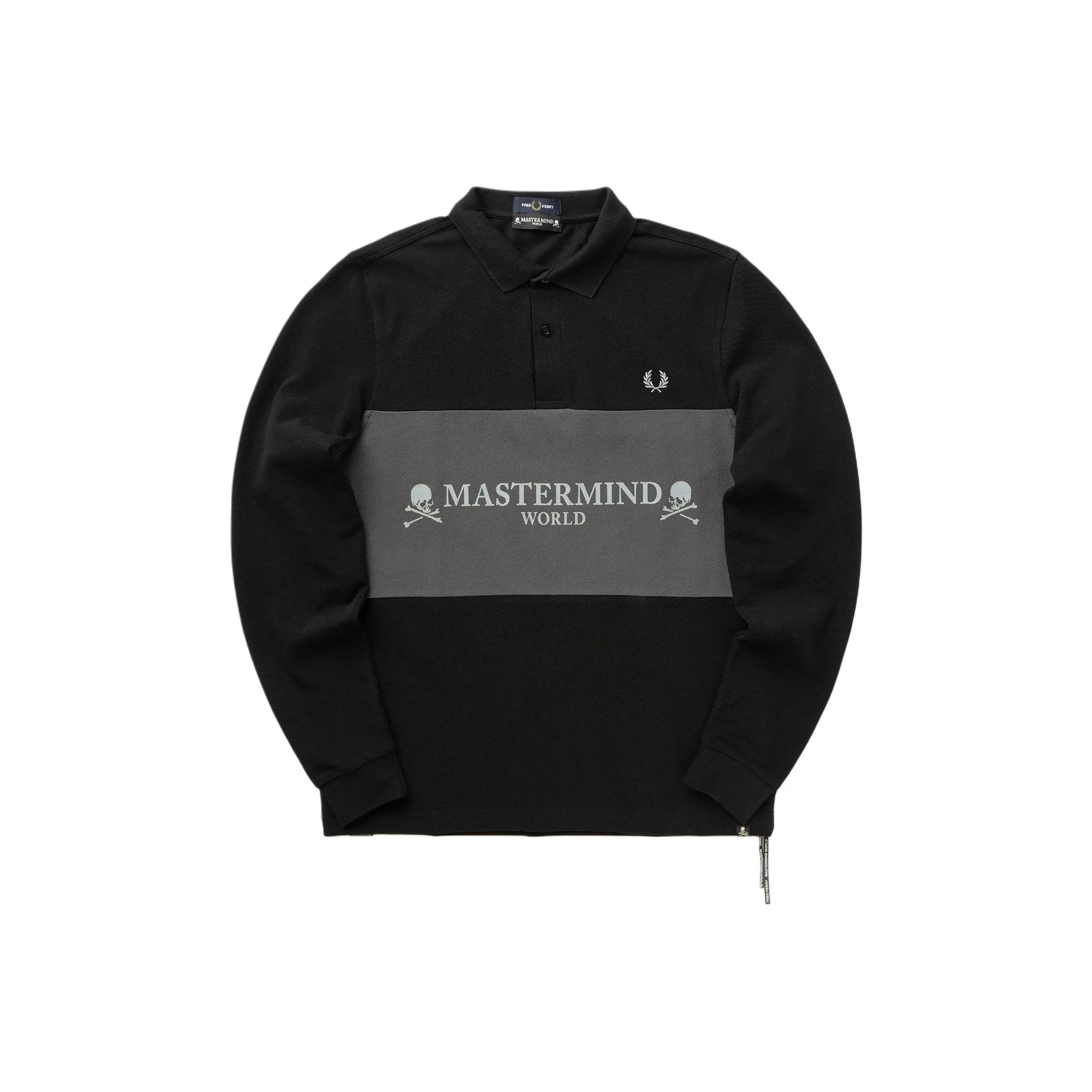 FRED PERRY x MASTERMIND WORLD Поло Мужское Черное