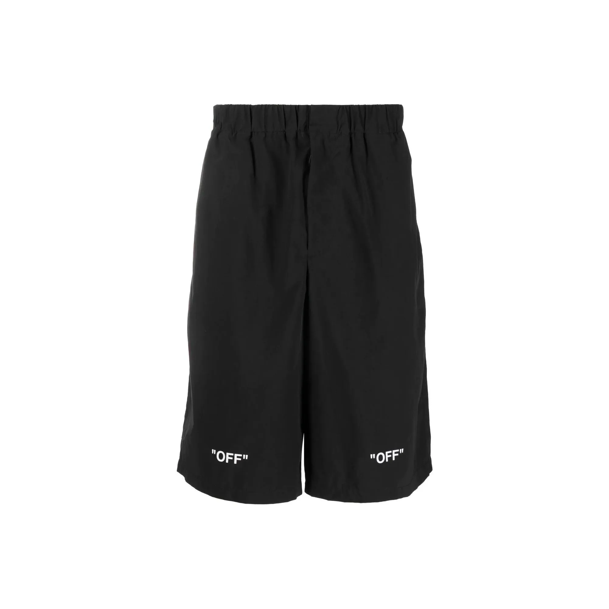OFF WHITE Logo print Cotton Shorts