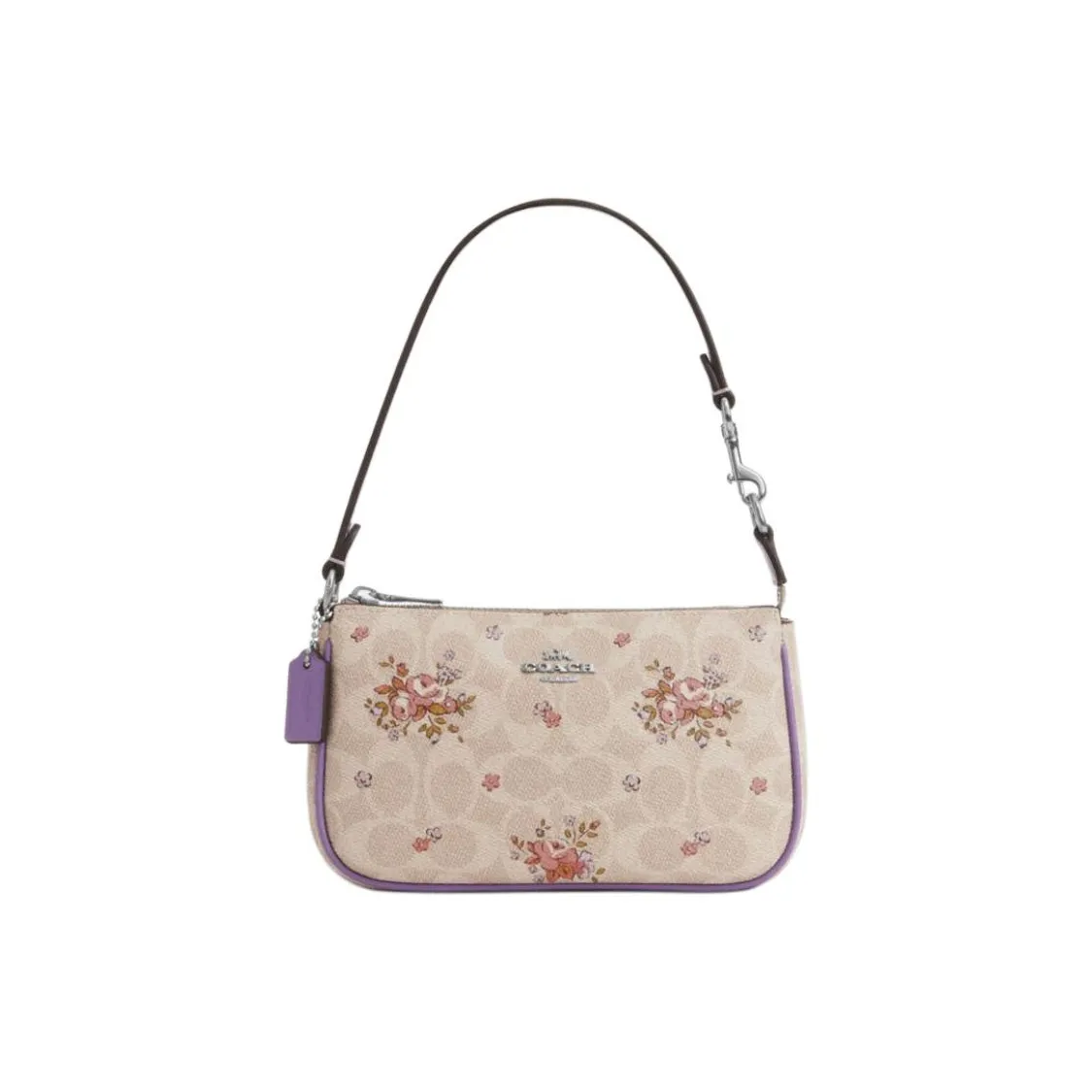 COACH Nolita Искусственная кожа Одно плечо Сумка Маленькая Женская Песочно-желтая с смешанными цветами