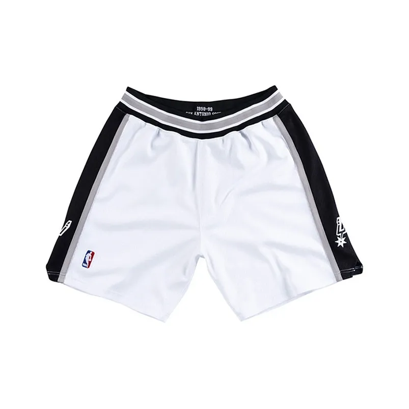 Mitchell Ness Белые Шорты для баскетбола для мужчин