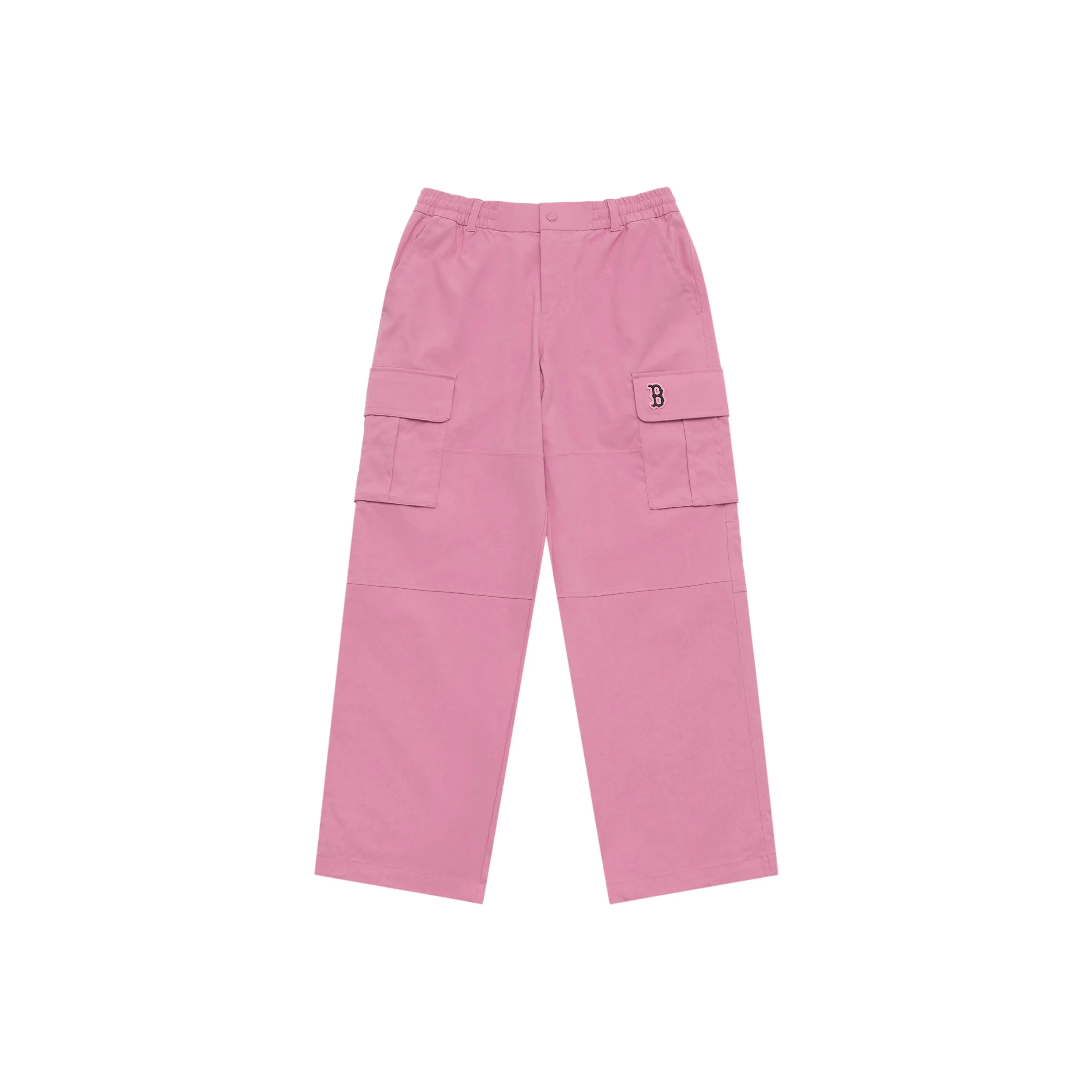 MLB Preppy Style Collection Basic Boston Red Sox SS25 Casual Pants Unisex Pink All Over Print