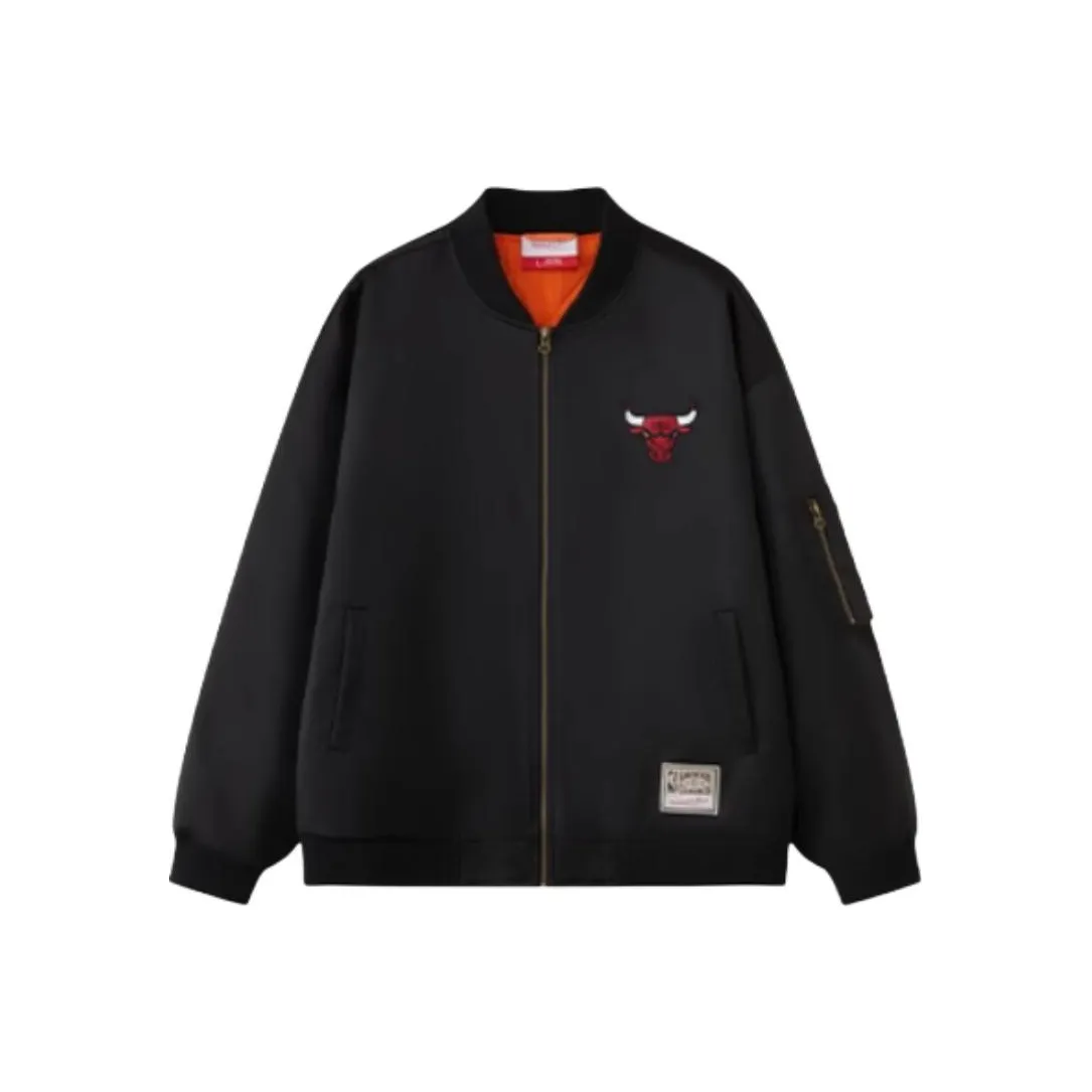 MITCHELL NESS x NBA Chicago Bulls Лайфстайл Пуховая куртка Мужской Черный