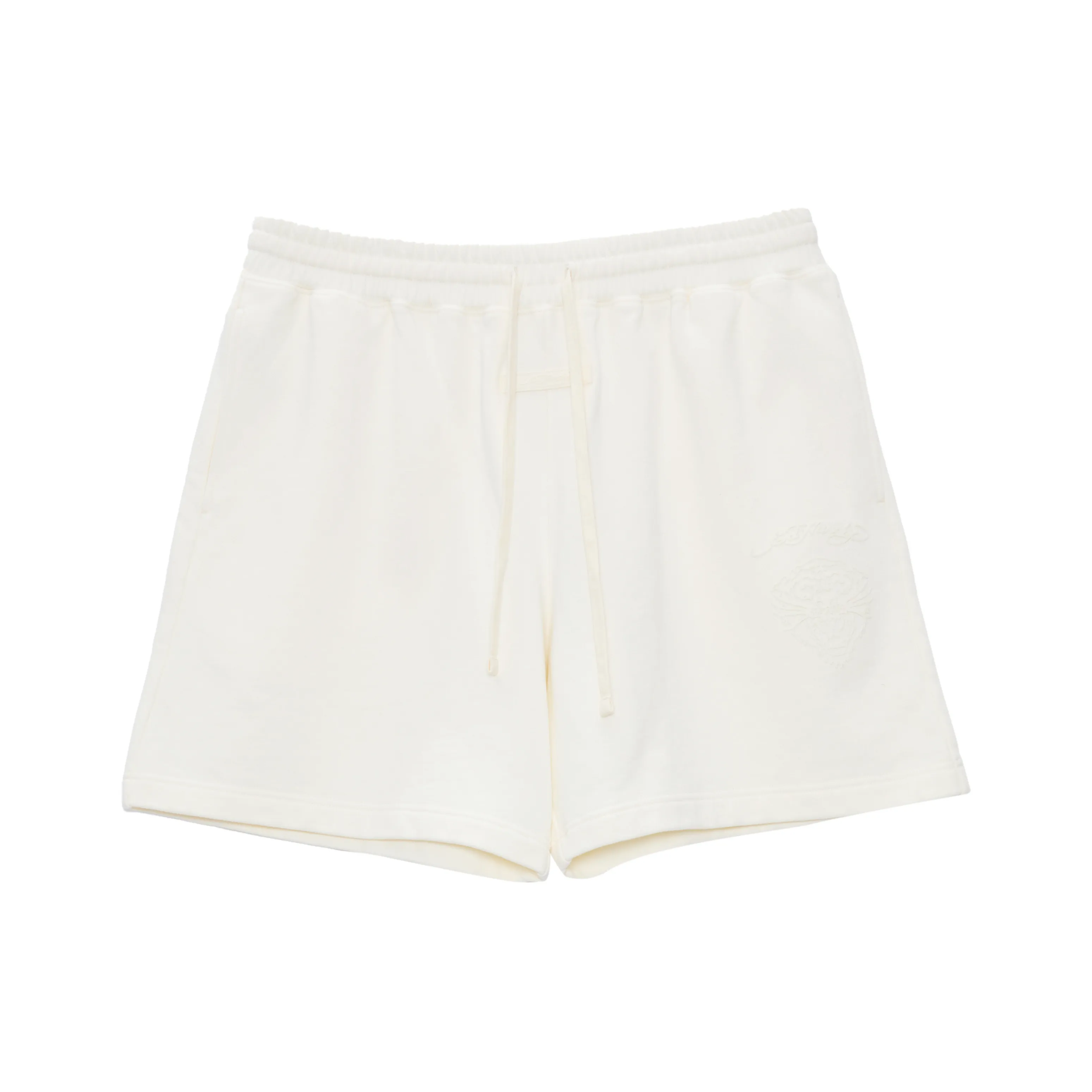 Ed Hardy Casual Shorts Men's Ivory White E1PBM063