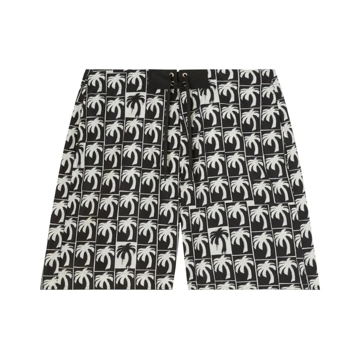 PALM ANGELS Logo print Swim Shorts