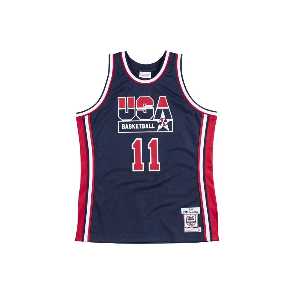 Mitchell Ness Authentic 'Team Usa 1992 Karl Malone' Jersey