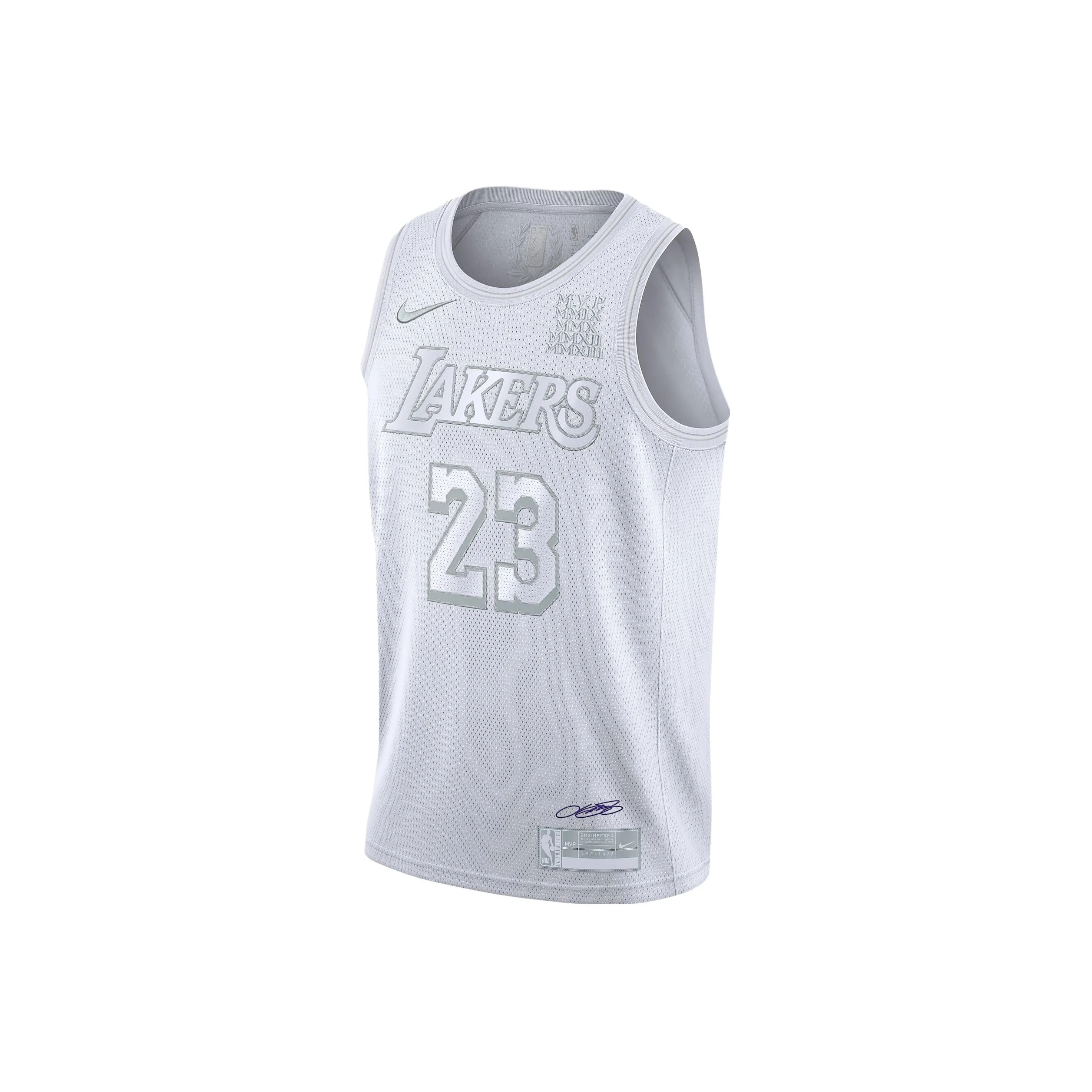 Nike Nba La Lakers Mvp Lebron James 23 Authentic Swingman Jersey