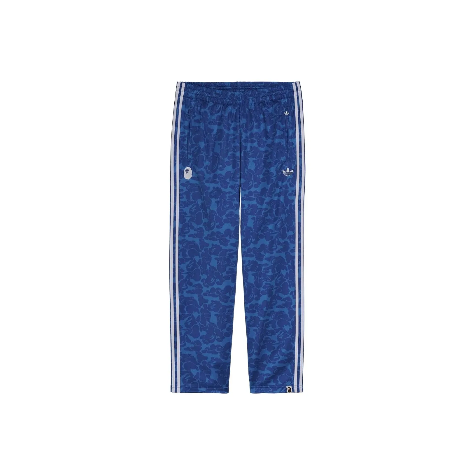 Adidas Originals x A BATHING APE A BATHING APE Co Бренд SS25 Повседневные брюки Унисекс Синий