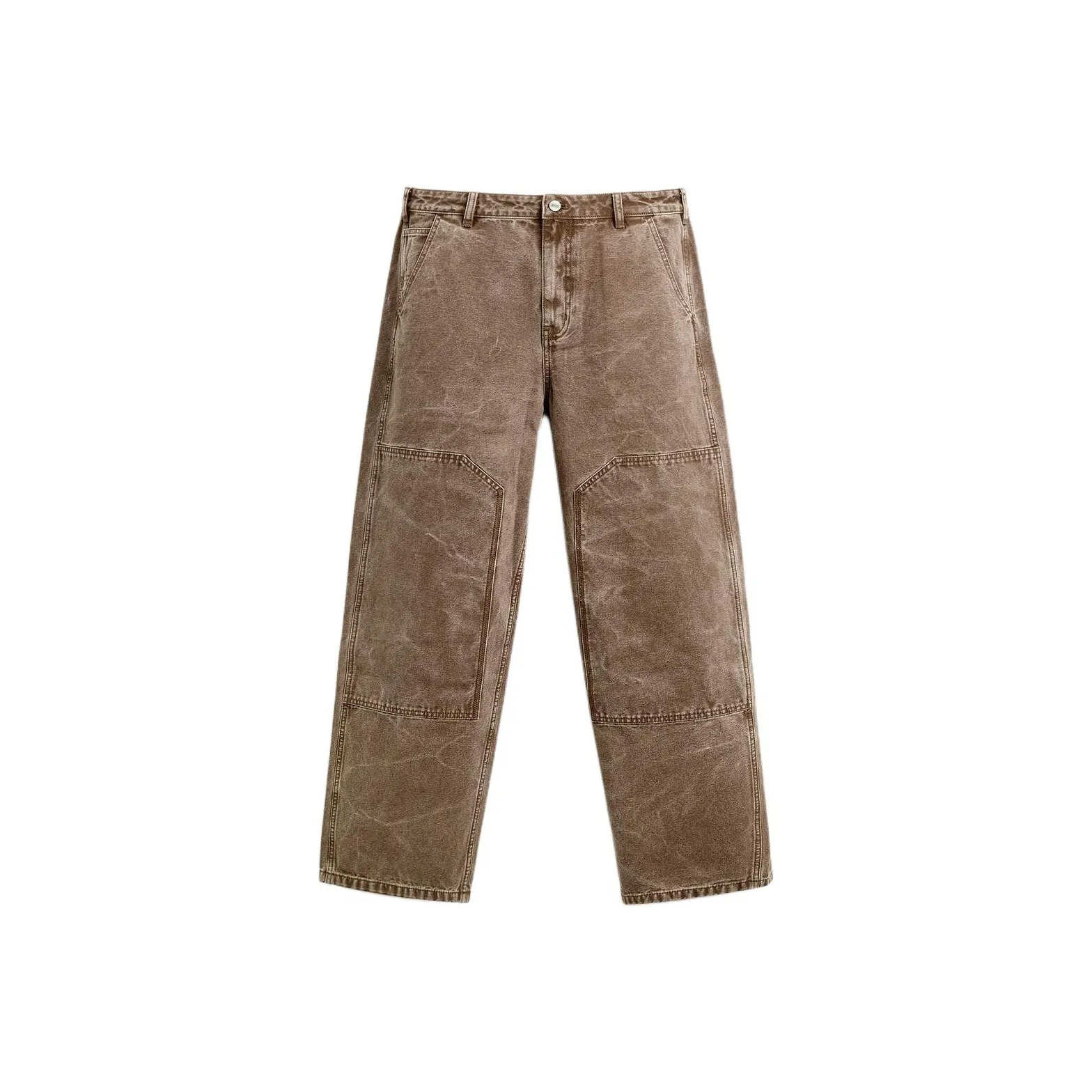 ZARA Casual Pants Men's Brown