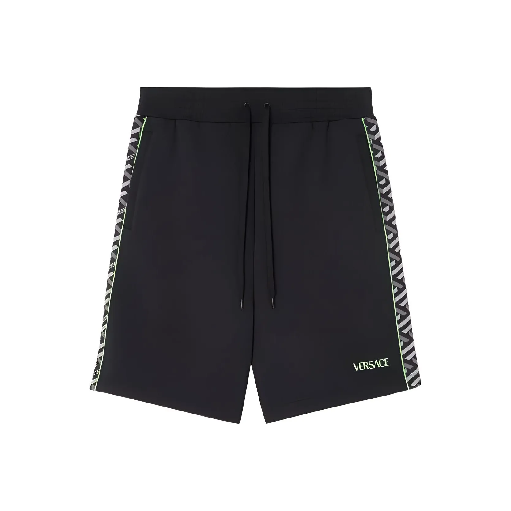 VERSACE Повседневные шорты Мужские Черные