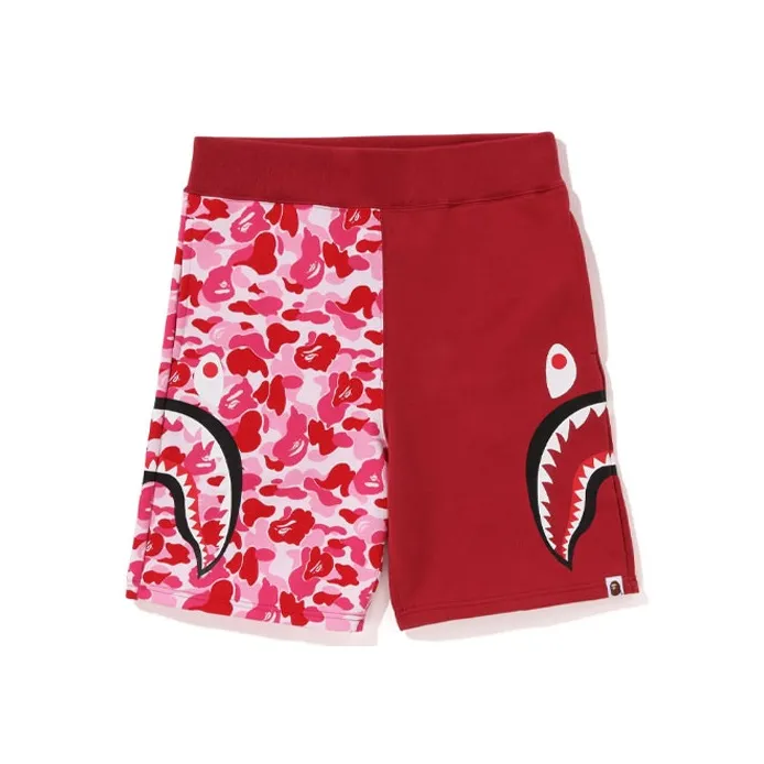 Bape Abc Camo Side Shark Sweat Shorts