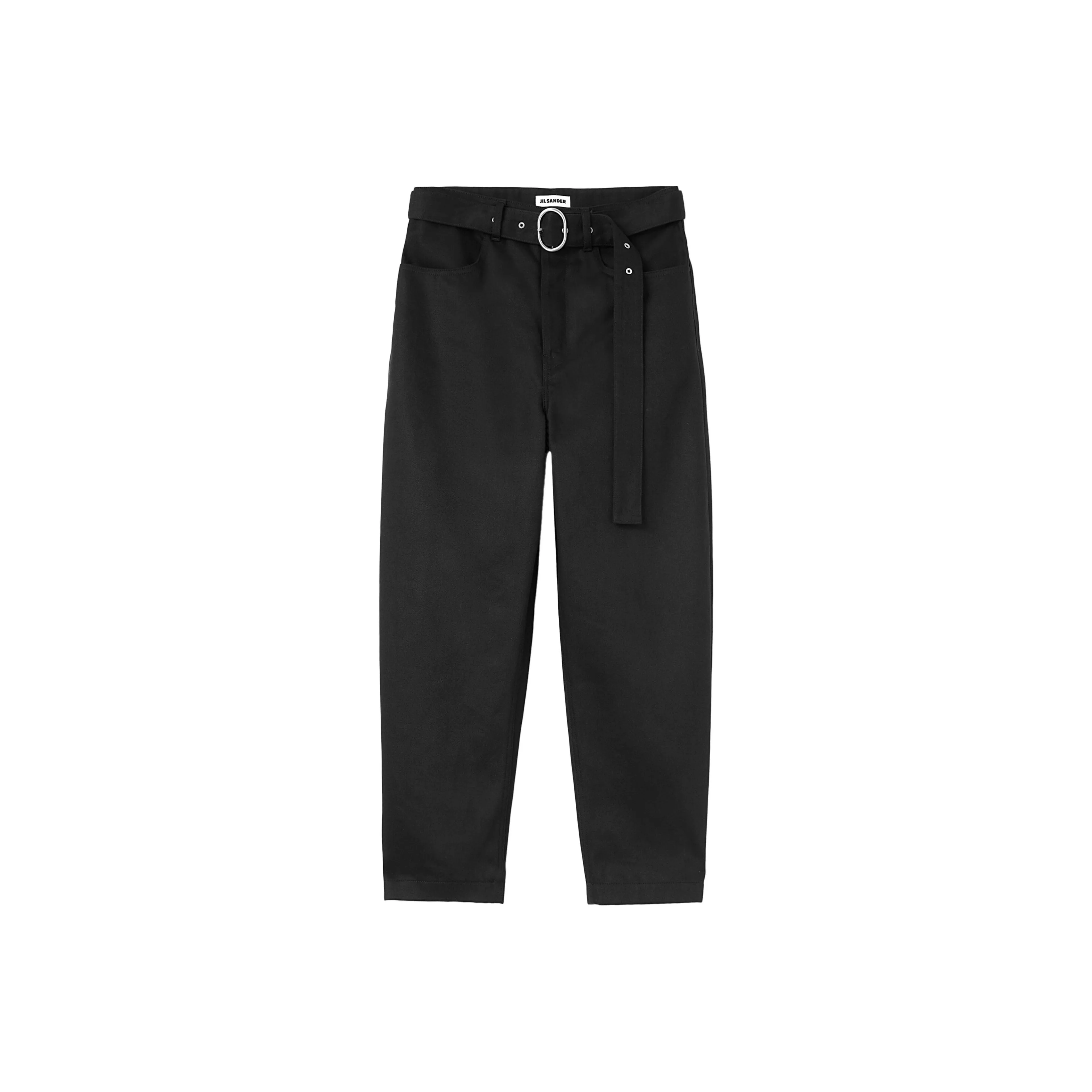 JIL SANDER Tapered leg Belted Jeans