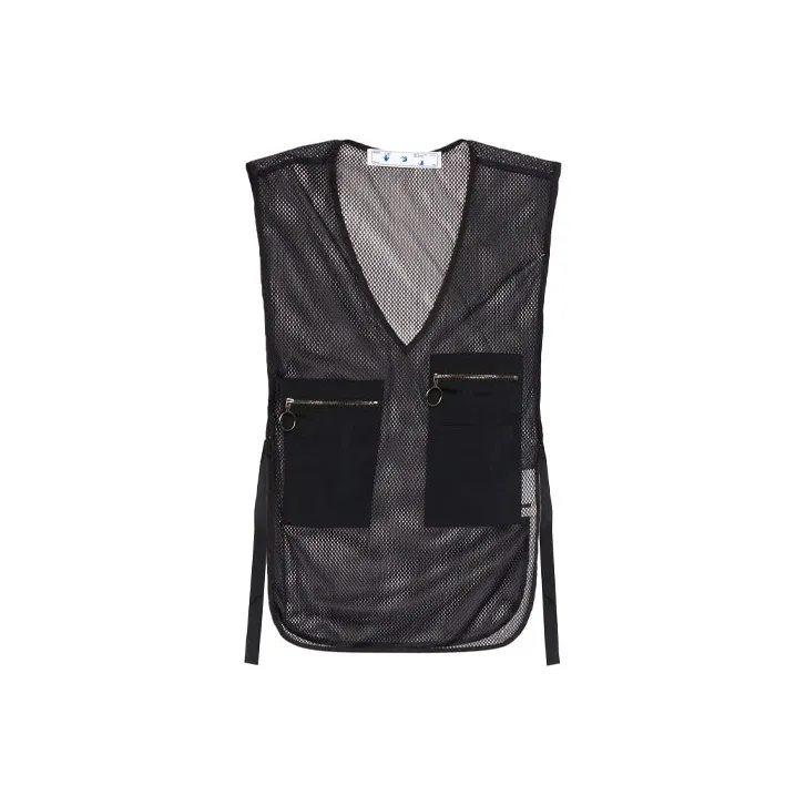 Off Белый SS21 Черный Женские Майки