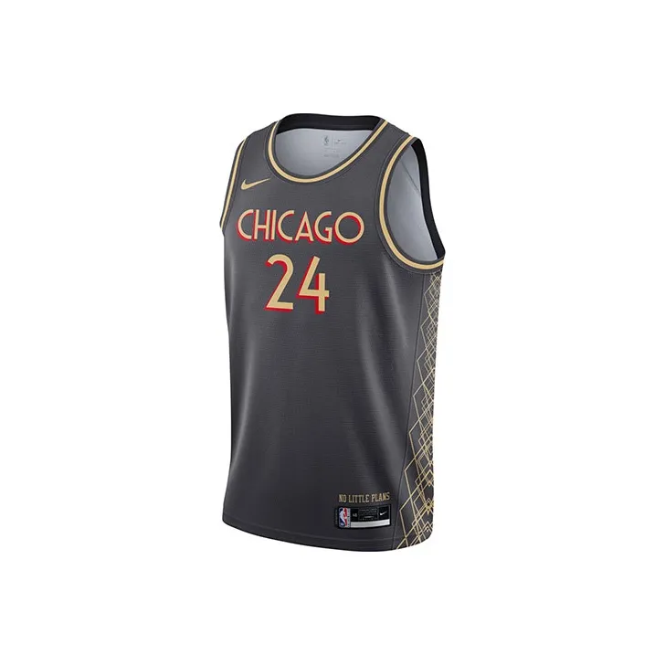 Nike Баскетбольная Джерси Мужская Угольный Серый