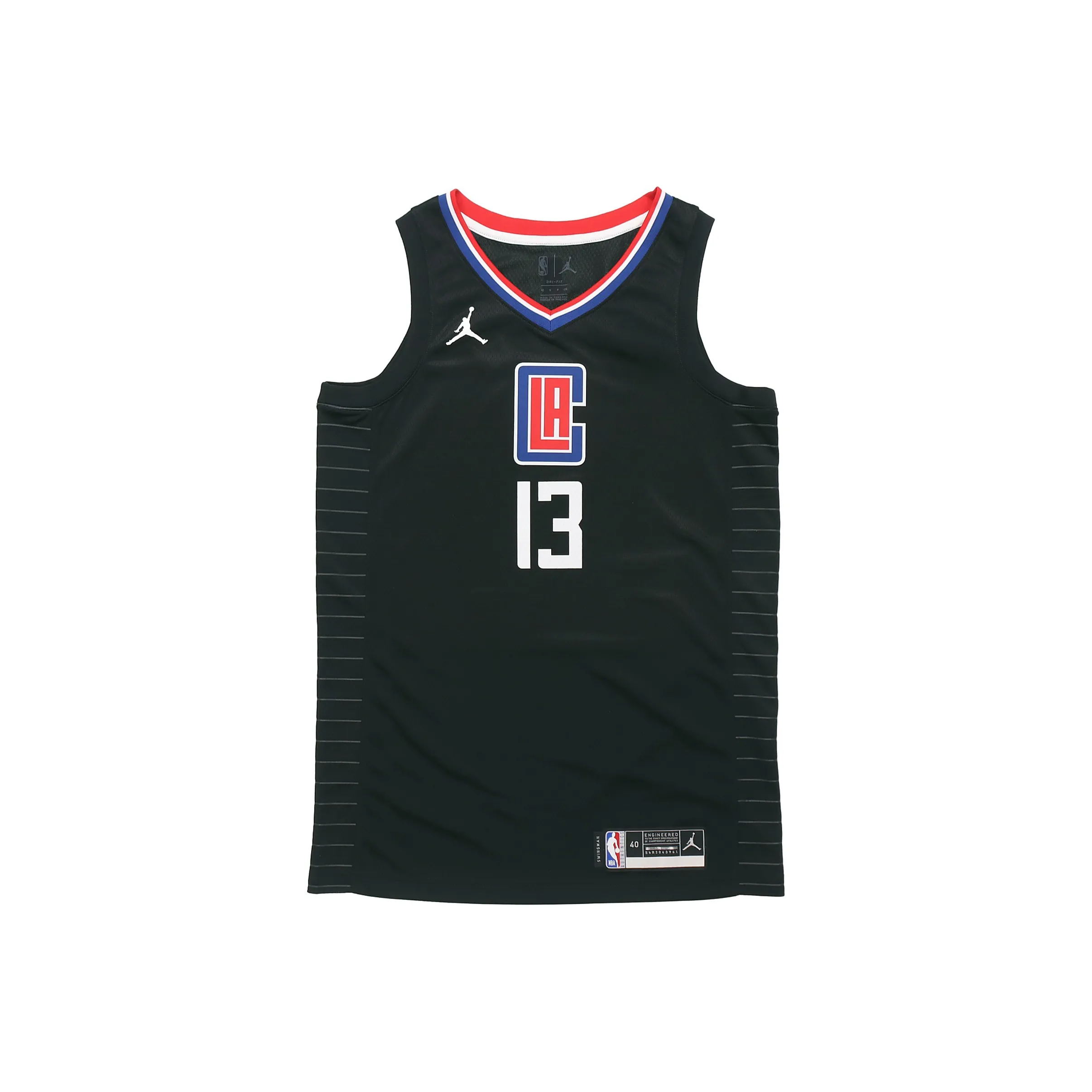Jordan Los Angeles Clippers Basketball Jersey Men's Black