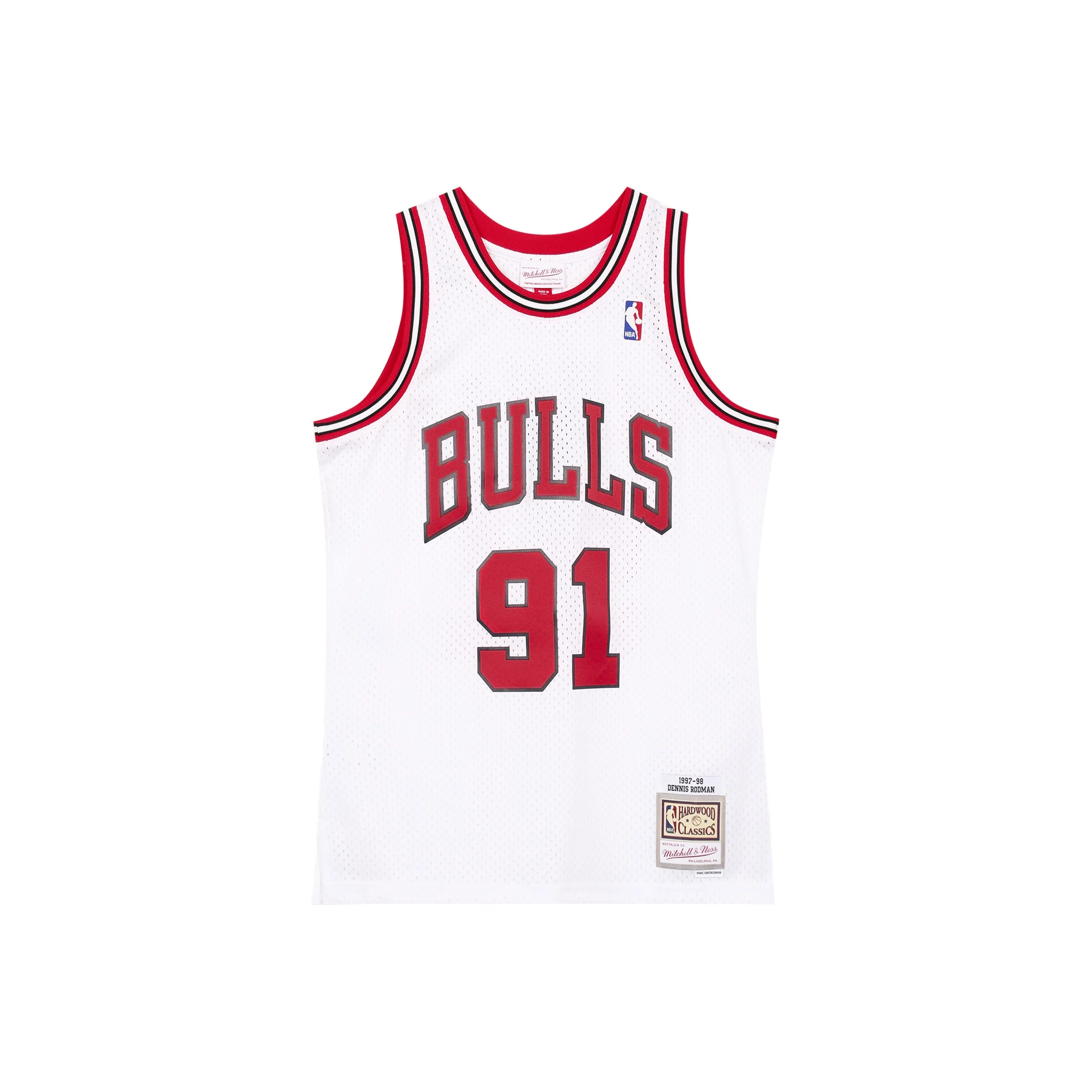 MITCHELL NESS Баскетбольная Джерси Унисекс Белая