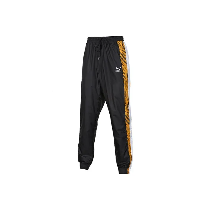 PUMA Мужские спортивные брюки черного цвета