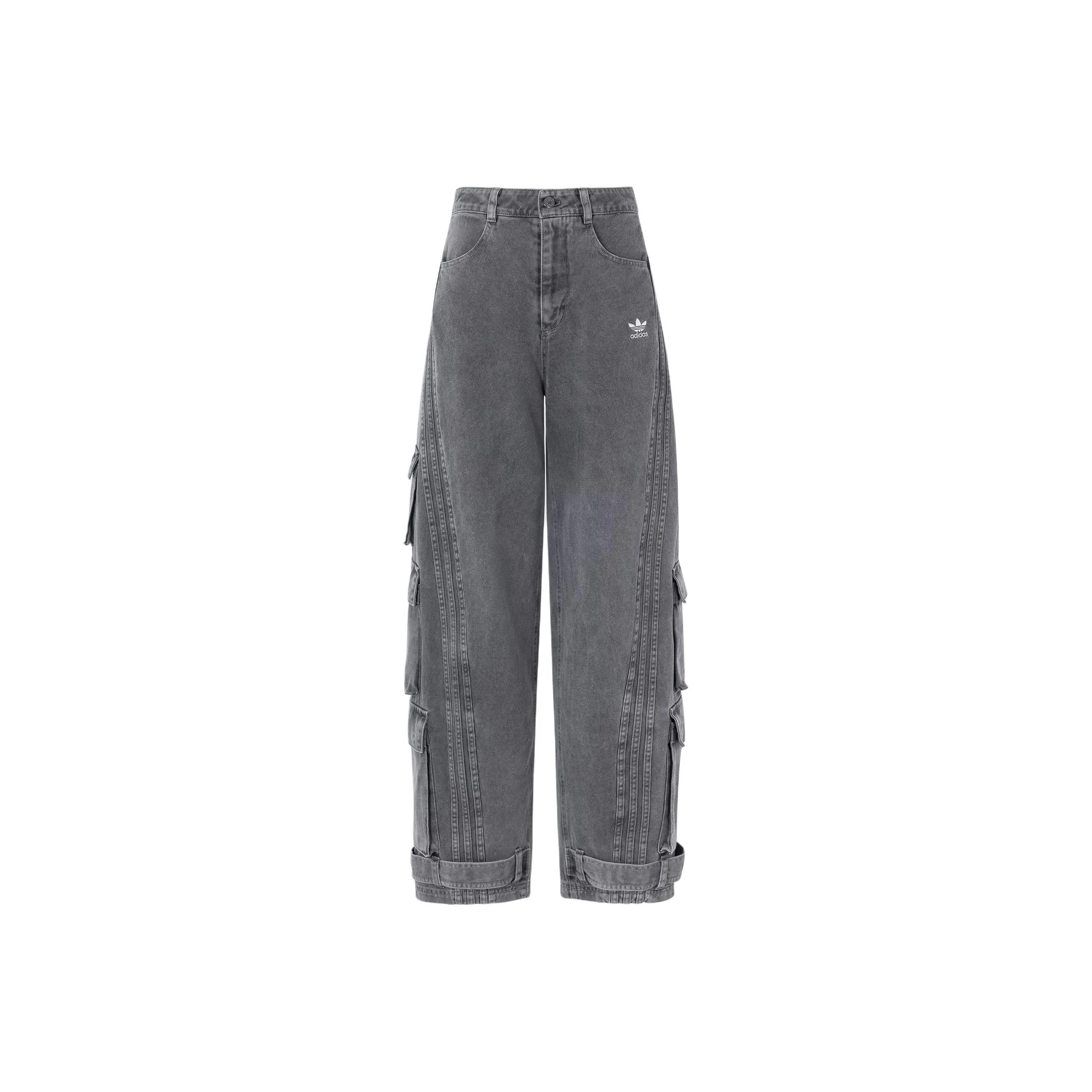 Adidas Originals WASHED Casual Pants Unisex Granite Gray