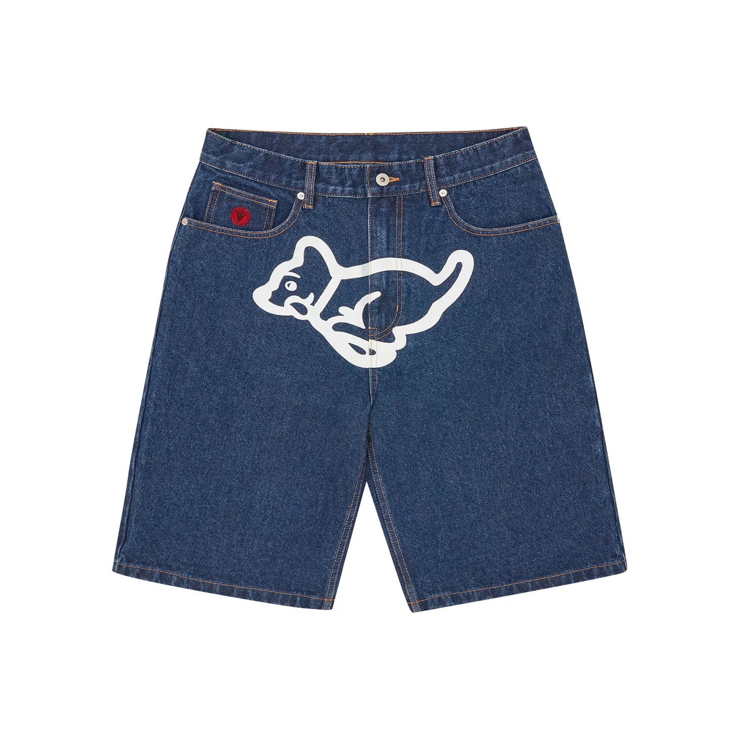 ICECREAM SS25 Джинсовые шорты Унисекс Синий