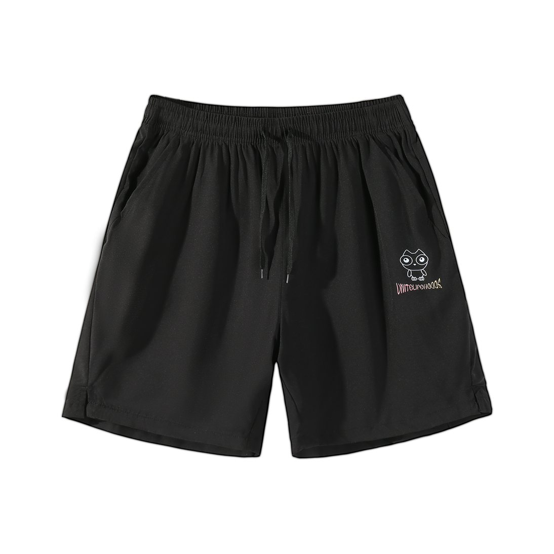 black lifeguard shorts