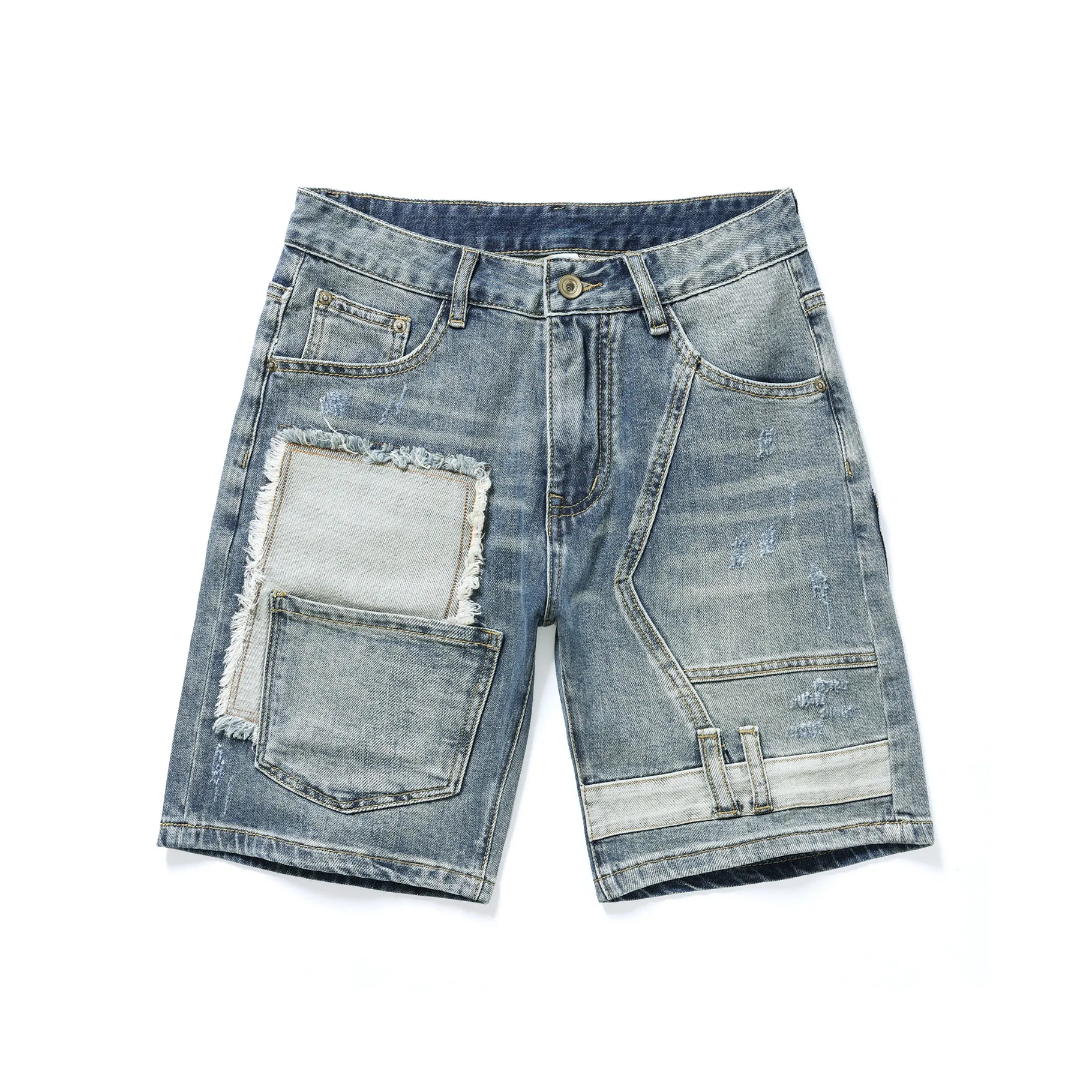 SANTASTIC Denim Shorts Men's Blue