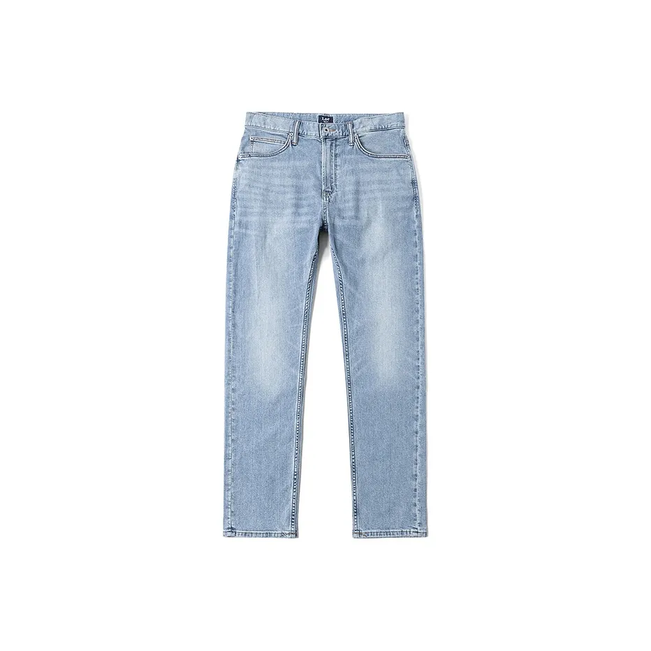 Lee Светло-Синие Мужские Джинсы