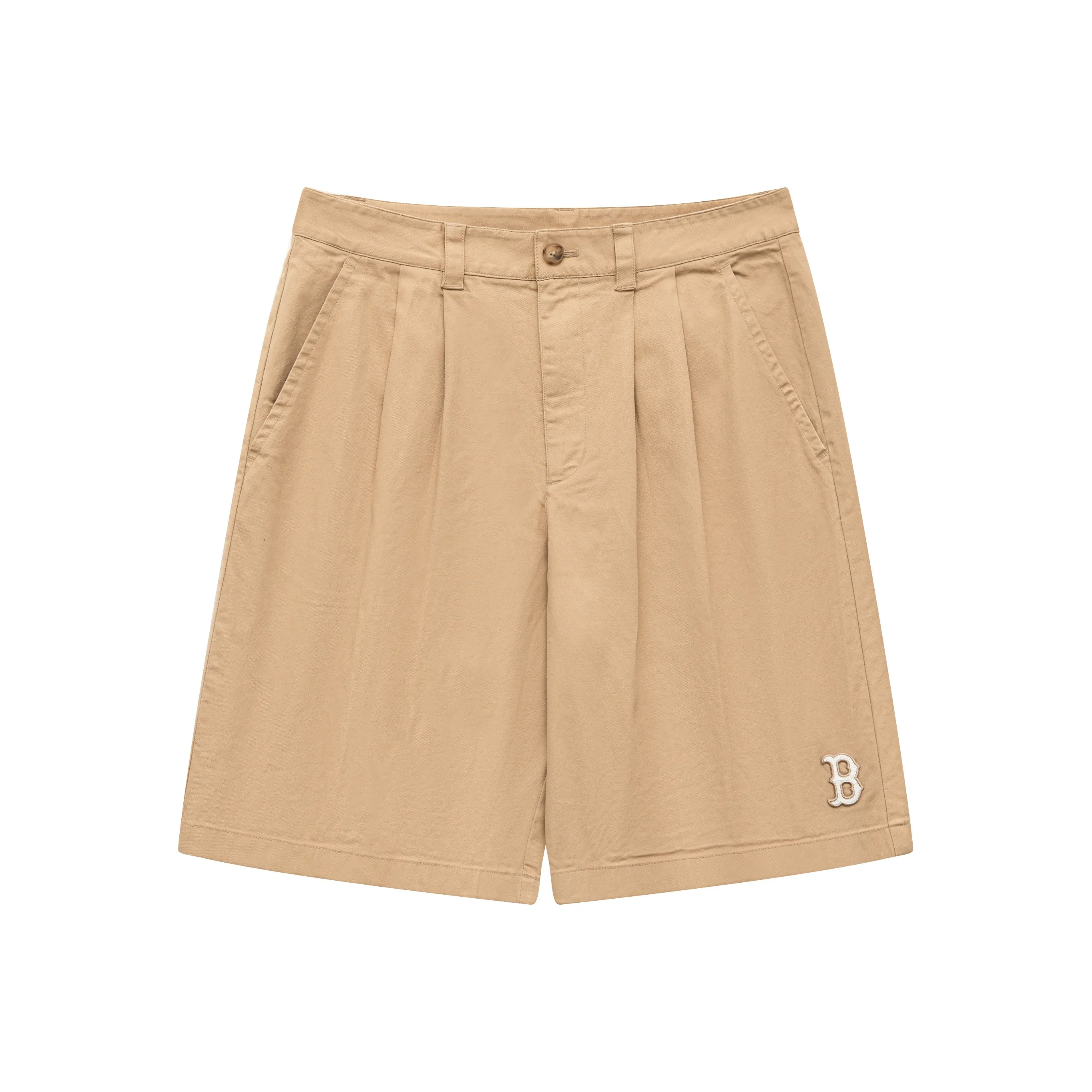 Mlb Base Logo Хаки Мужские Повседневные Шорты