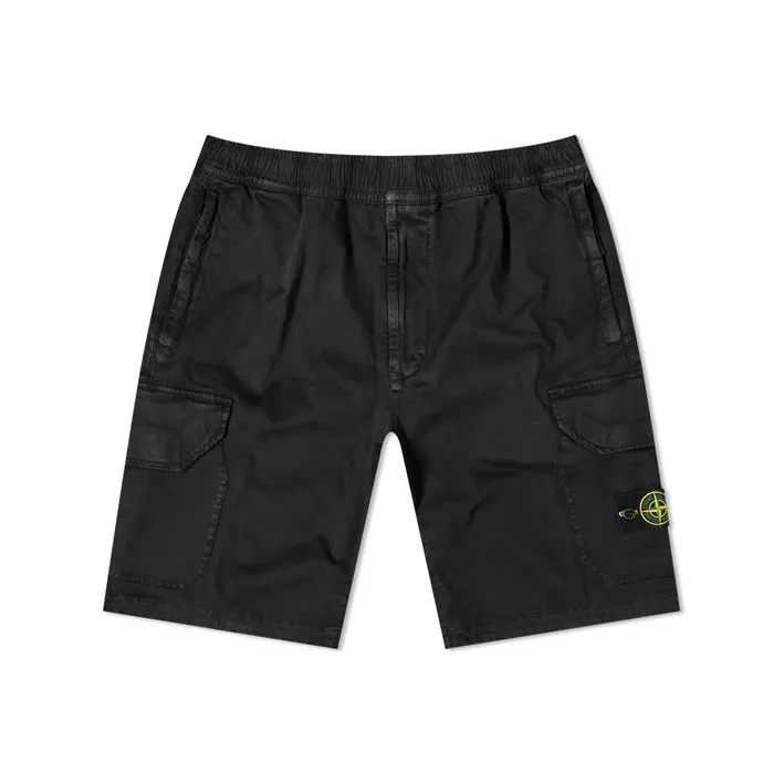 STONE ISLAND Sports Shorts Men's Black