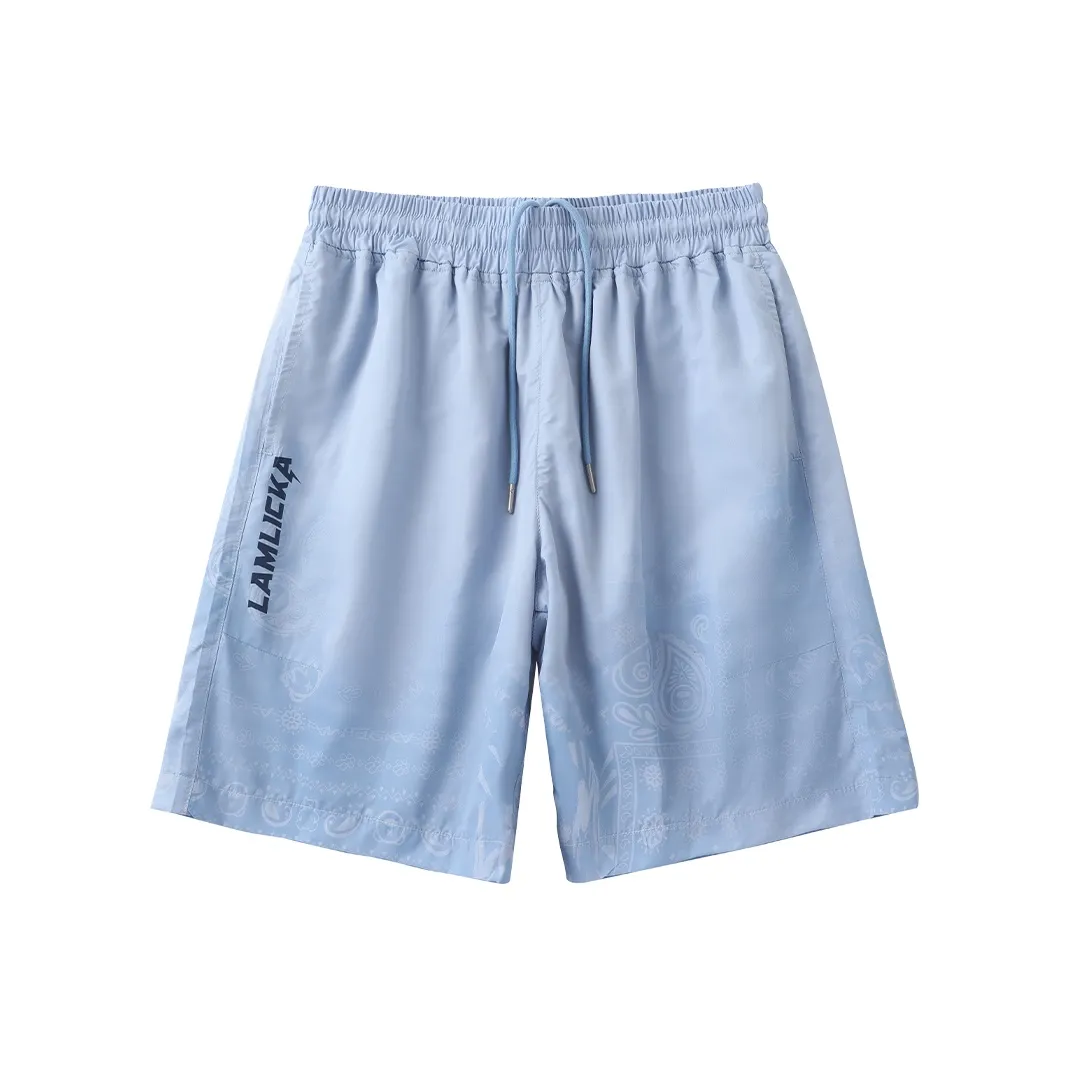 LAMLICKA Повседневные шорты Мужские Синие