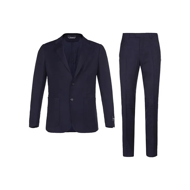 Zzegna Business Suits Men's Dark Blue