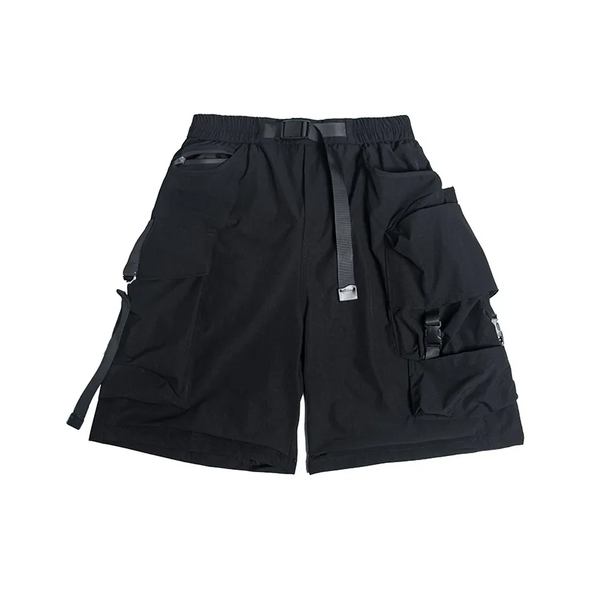 AOGZ Черные Унисекс Шорты Карго