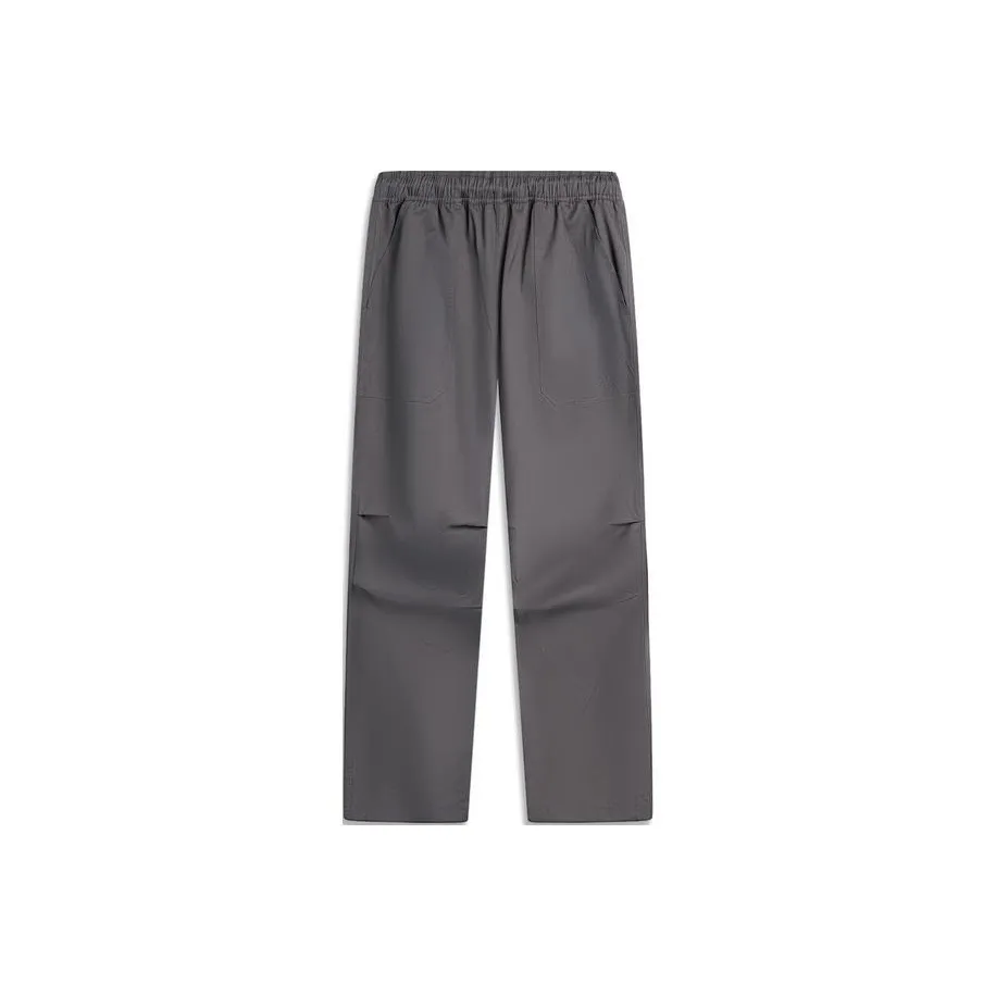 LiNing Weekend Youth Casual Pants Men's Road Gray