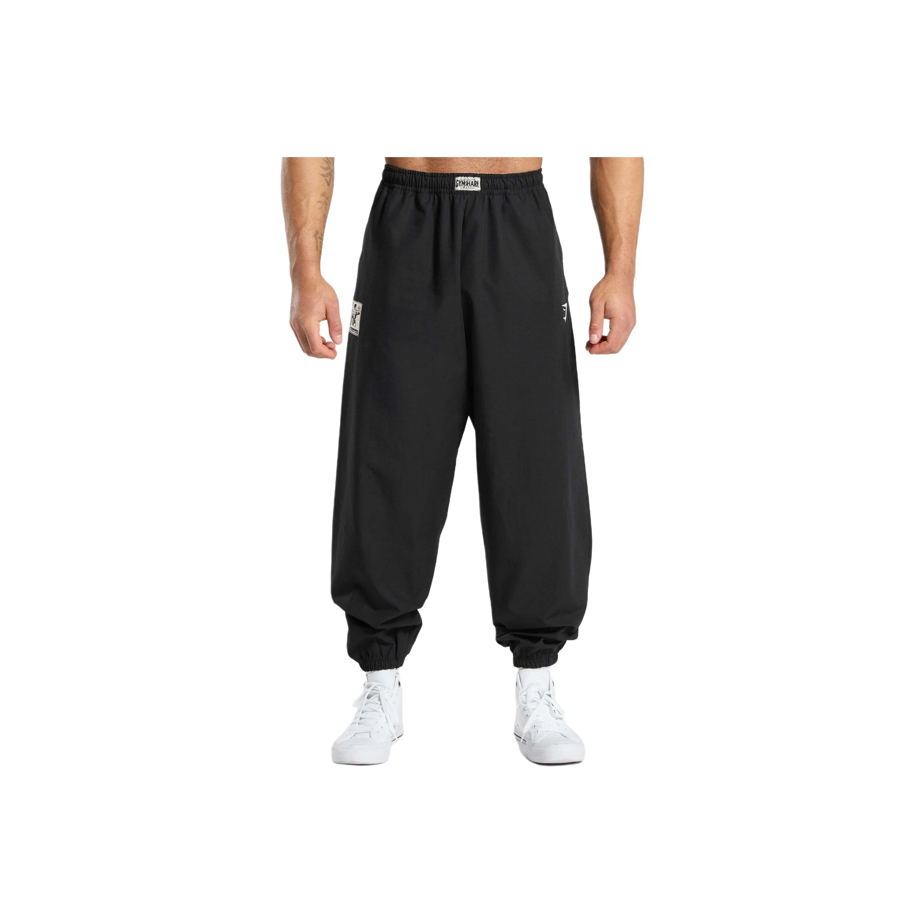 GYMSHARK PUMPER PANTS Casual Pants Men
s Black
