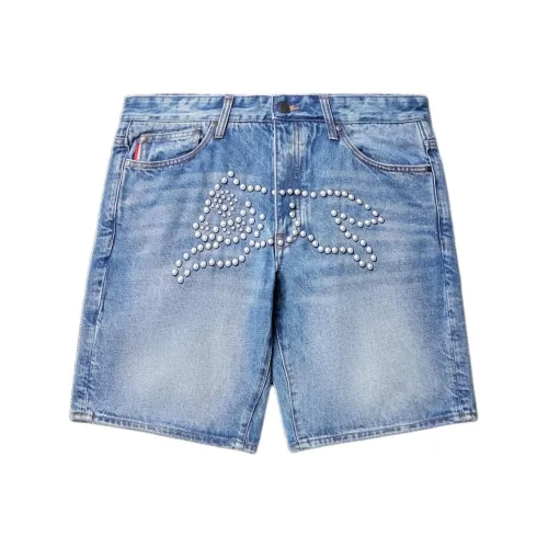 Мороженое 2024 Summer Collection Синий Мужские джинсовые шорты
