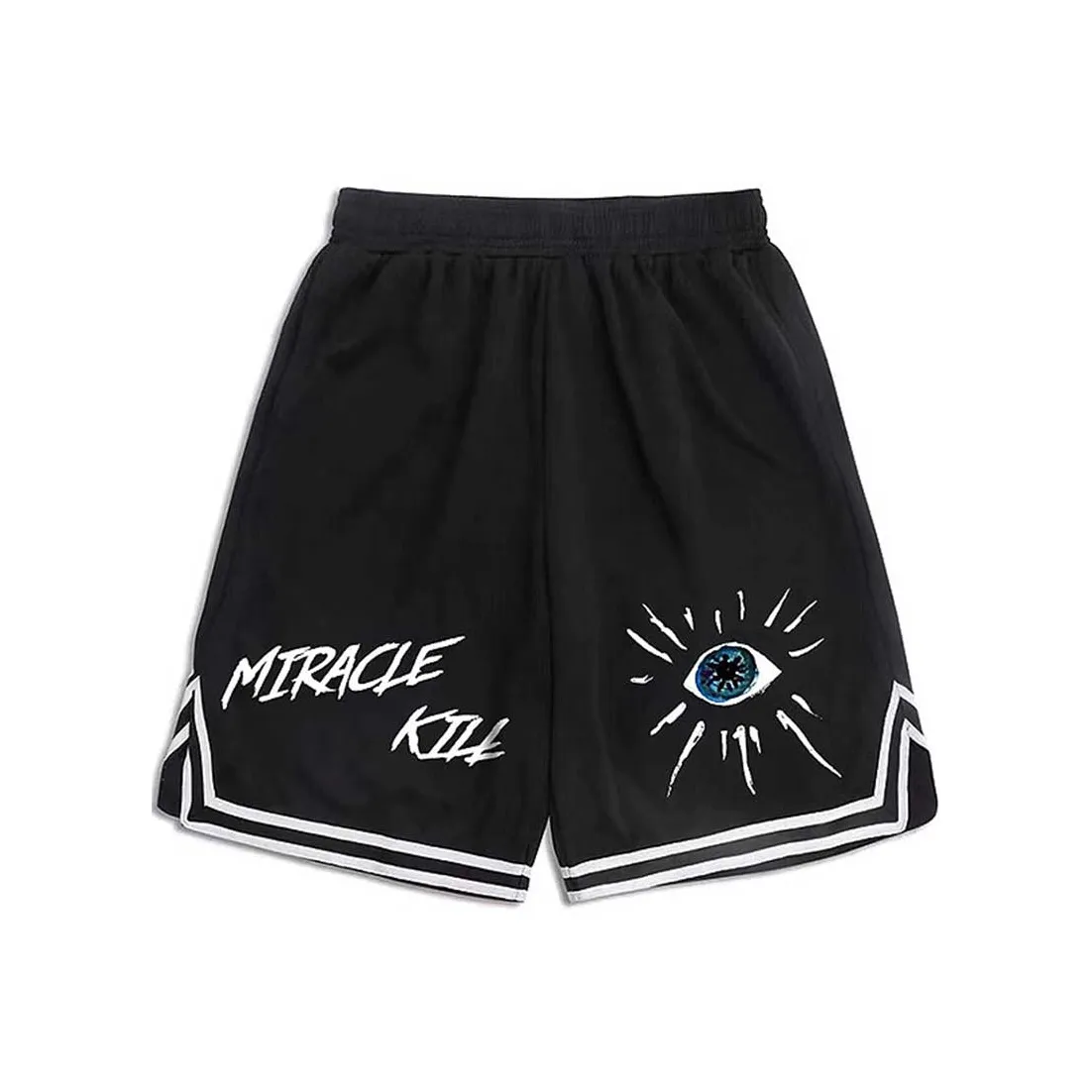 MIRACLE KILL Casual Shorts Unisex Black