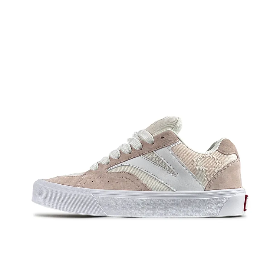 VFDF Anti Slip Wear Resistant Low Top Skateboard Shoes Women's Washable Peach Pink
